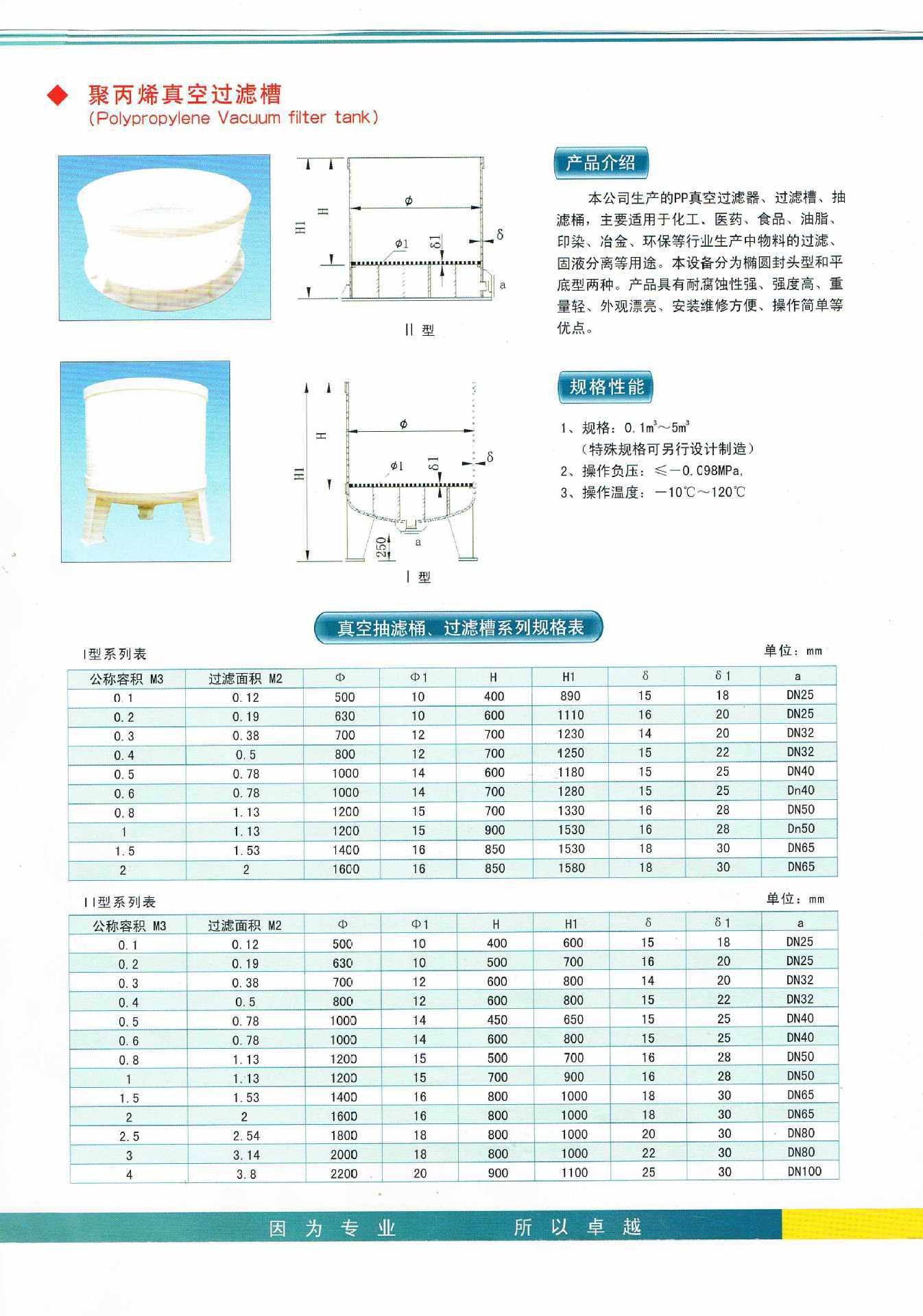 聚丙烯真空過濾器